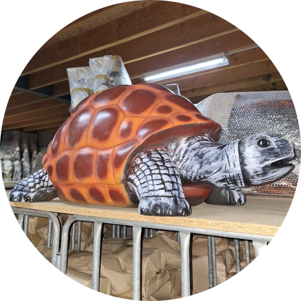 N20 Lands schildpad m  polyester résine 110 cm