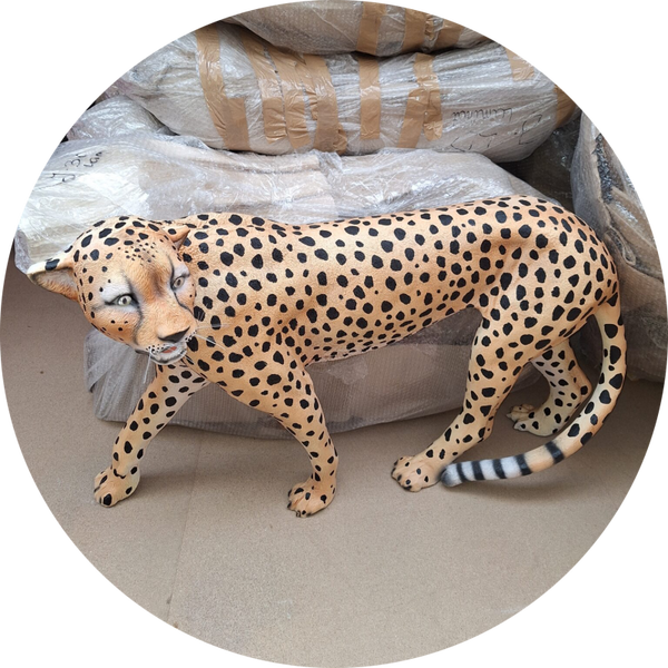 Panther kop opzij 70 x 175 CM