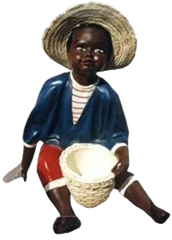 africaan zit met planter polyester résine 60 cm