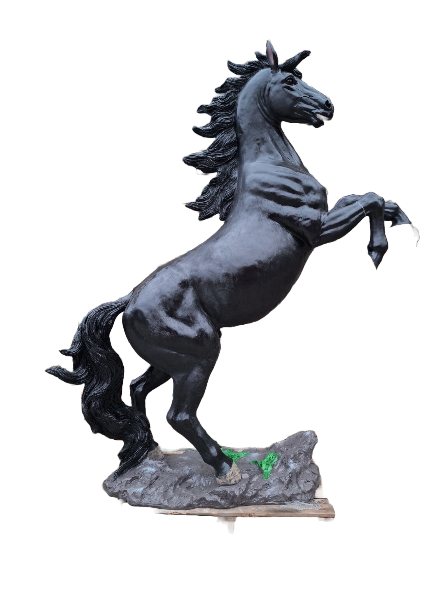 Paard Stijgerend glasvezels laminaat xxl 218cm