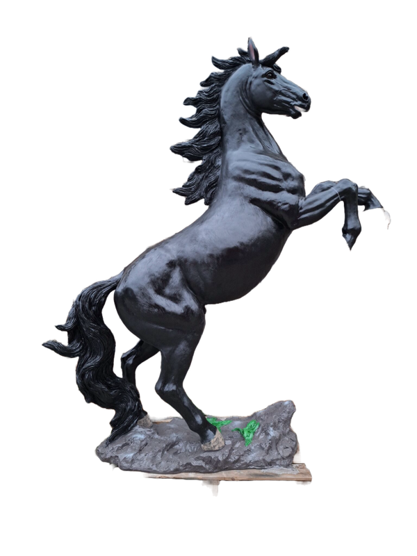 Paard Stijgerend glasvezels laminaat xxl 218cm