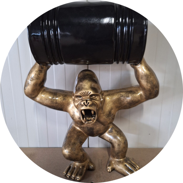 AGRESIVE GORILLA AAP MET TON  65 CM