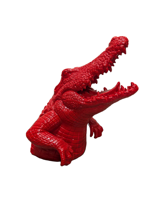 Krokodil kop 45 cm