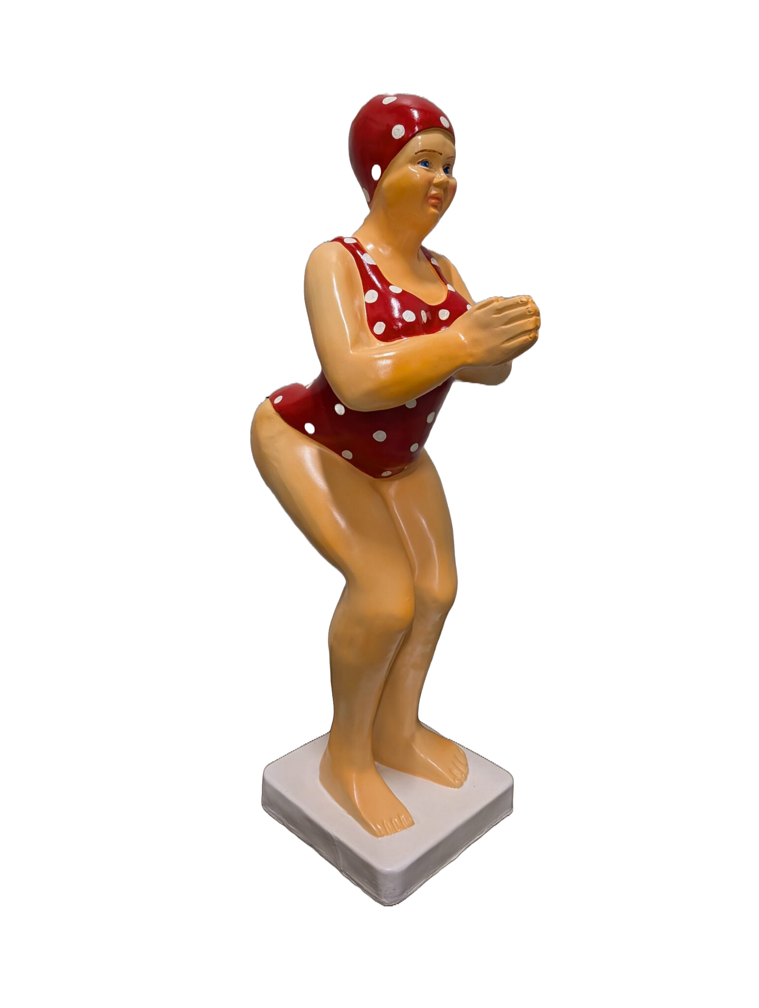Design duikers zwem Dame polyester 110 cm