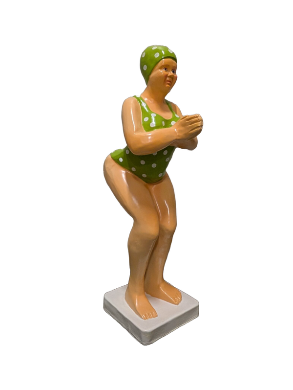 Design duikers zwem Dame polyester 110 cm