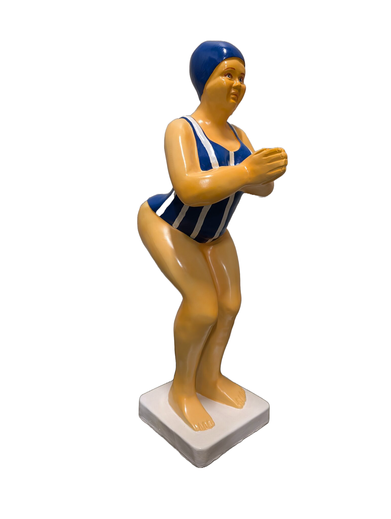 Design duikers zwem Dame polyester 110 cm