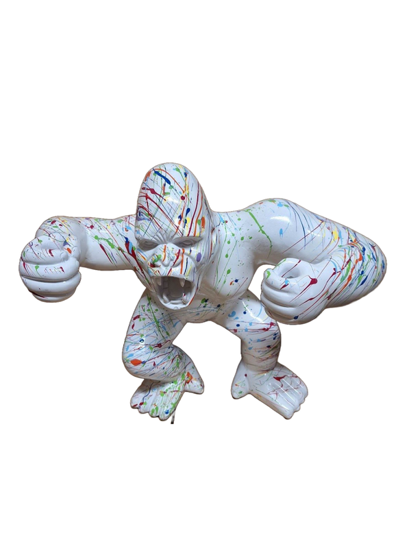 Art pop Agresive Gorilla aap multicolor splash 30 cm