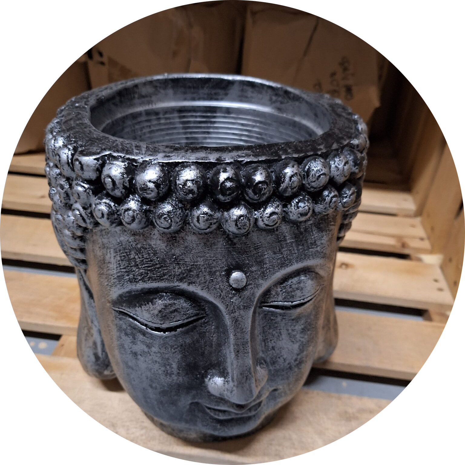 Boeddha bloempot 30 cm