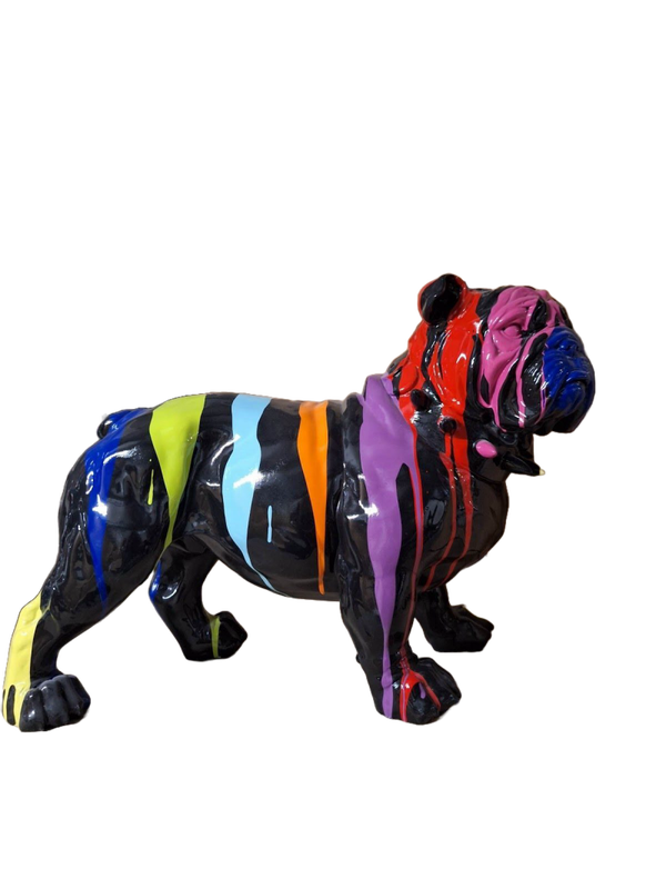 Art pop Engelse Bulldog Staand Spike 50cm