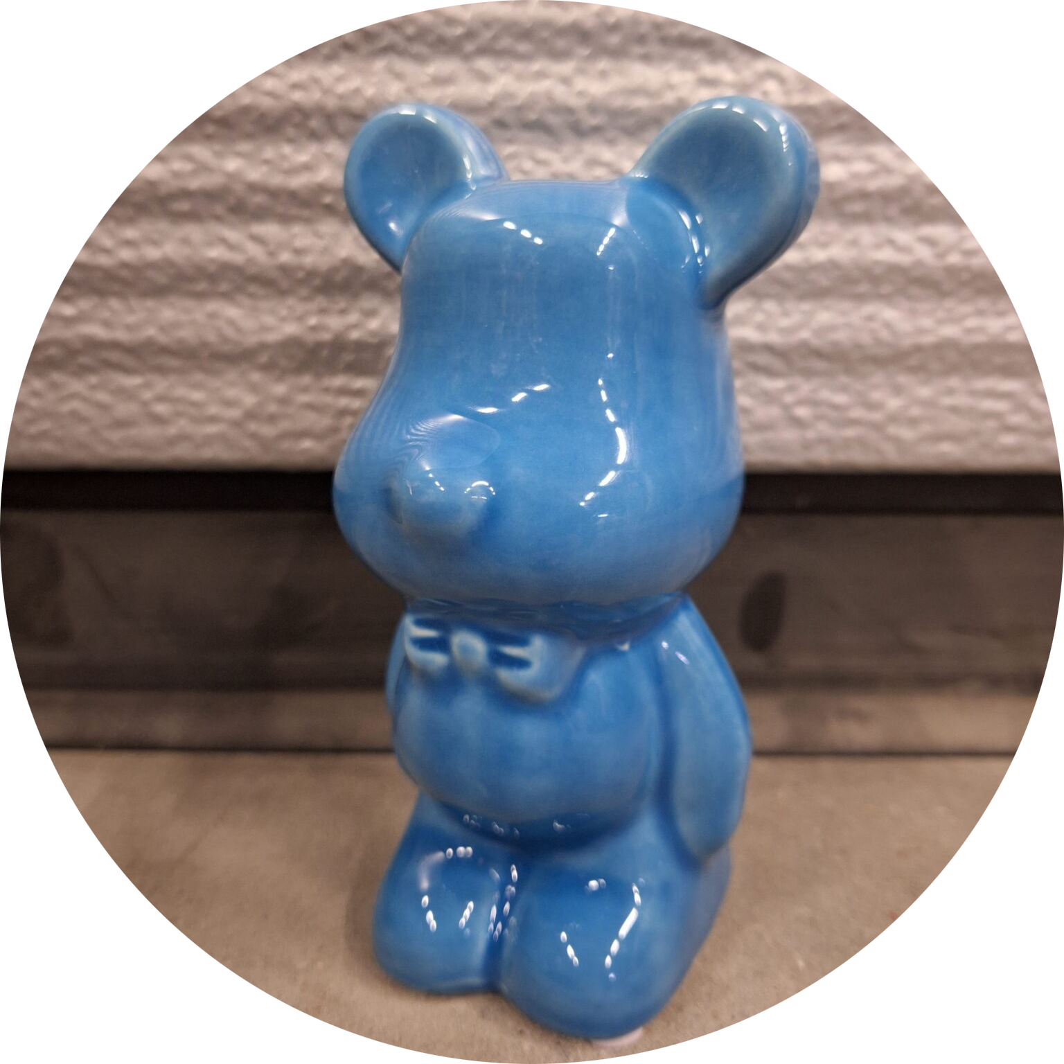 Cartoon Beer Mick staand strik ASS kleur 7 x 7 x 15 cm verp 12