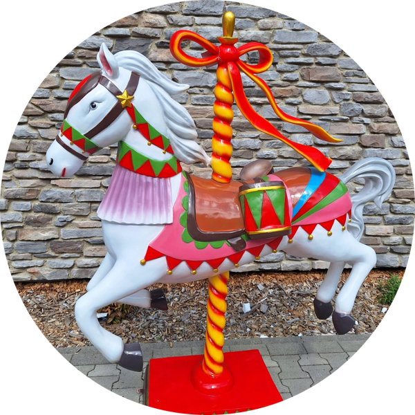 Kermis paard 155 x 56 x 170
