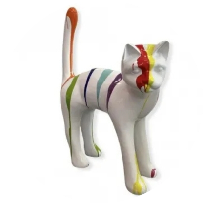Parijse kat XL multicolor 150 cm