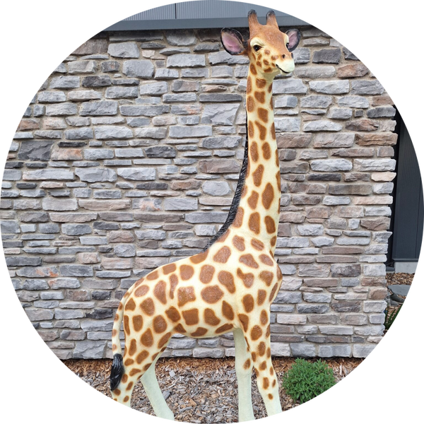 Giraffe naturel kleur laminaat 106 x 45 x 218 cm