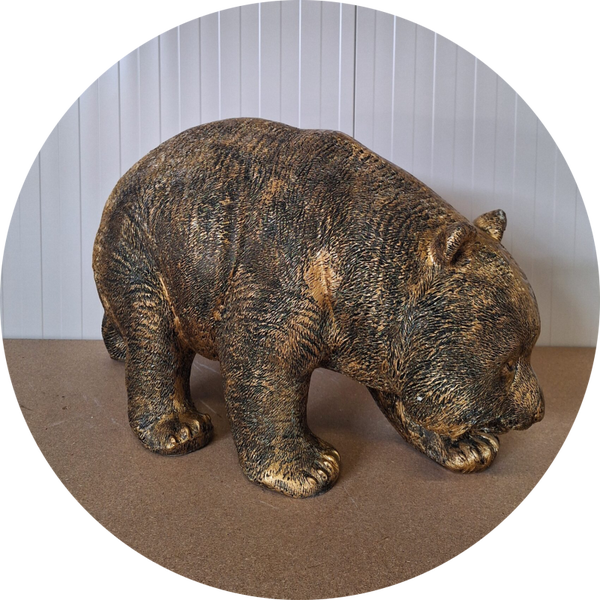 Panda lopend laminaat antiek goud  100 cm