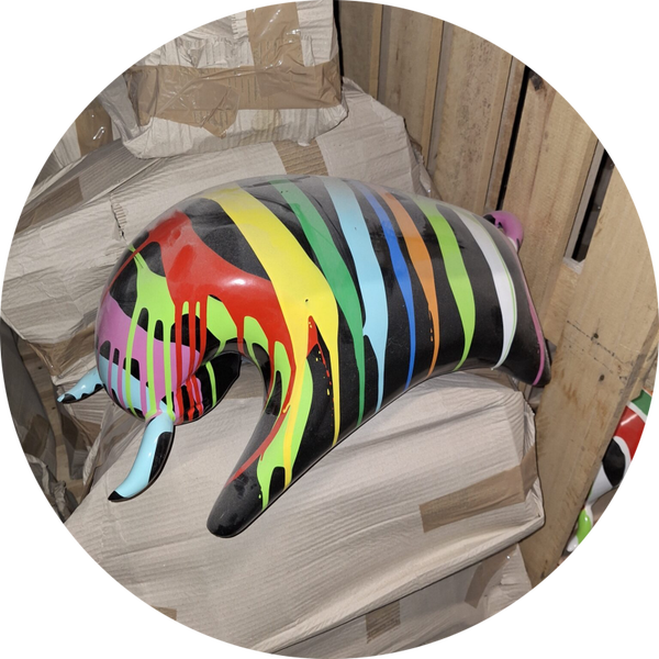 K92c Funny  toro stier zwart multicolore drop 54 cm