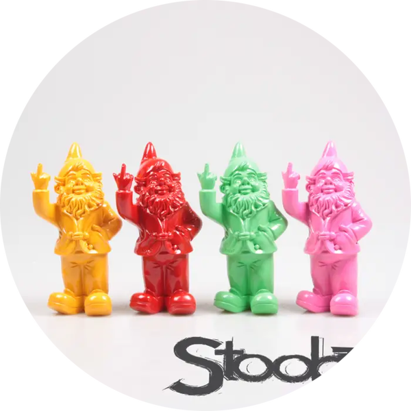 Kabouter F*ck You 20 cm Set 4 stuks | Vrolijke mix Verp 48