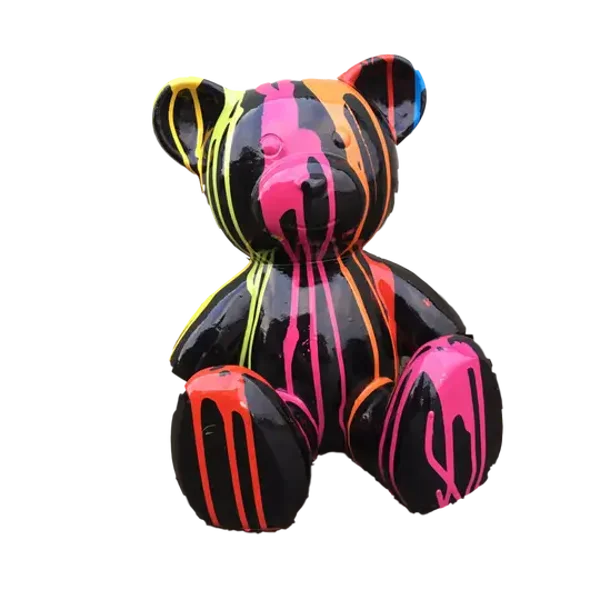 ART pop beer zit multicolor 35 cm