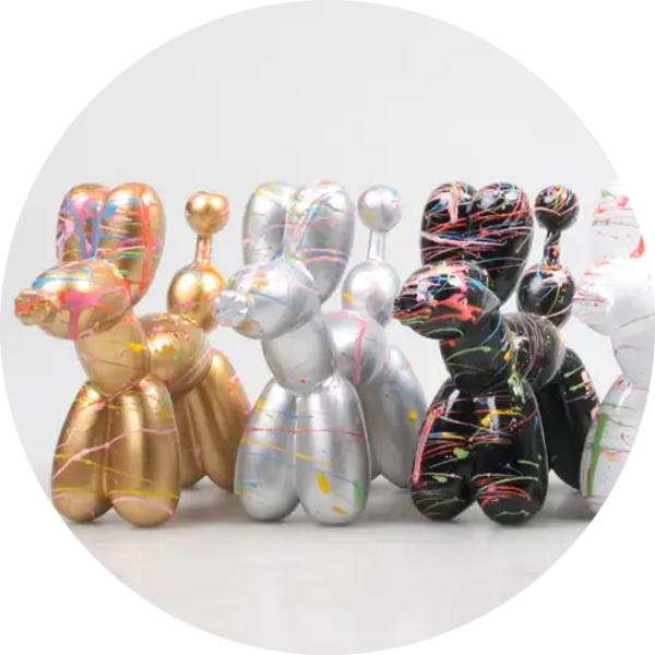 HOND BALLOON DOG STOOBZ 4 ASS F/R/G/O SPRAY 15 CM Verp 32