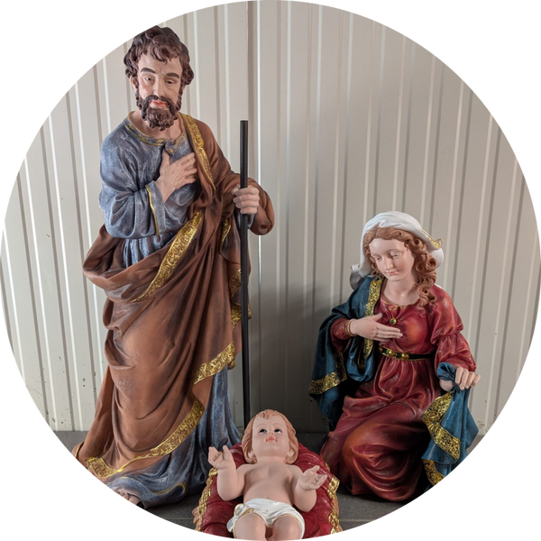 Kerstgroep 105cm 3 Delig 105 cm