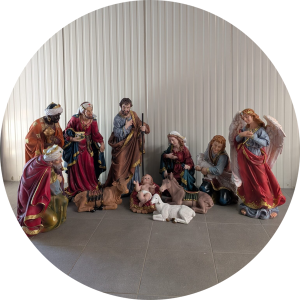 Kerstgroep 105cm 3 Delig 105 cm