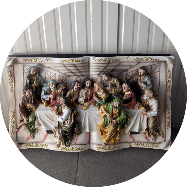 Laatste Avondmaal Muurplaat 50 x 86 x  16 cm ver 6