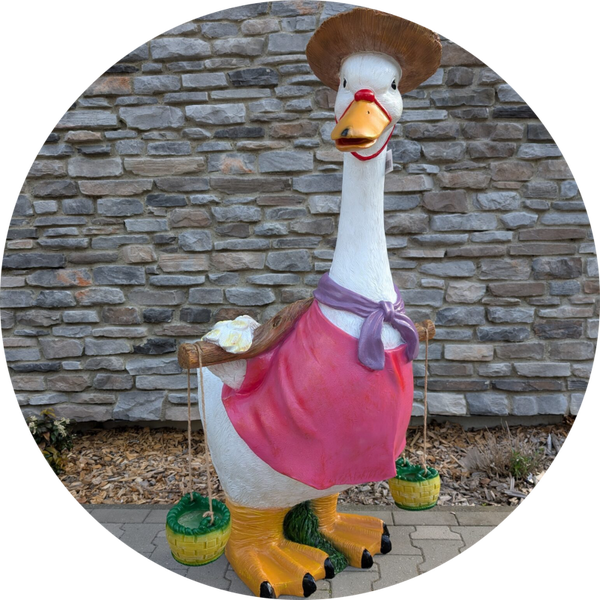 Gans xxl bloemdrager 90 x  74 x 152 cm