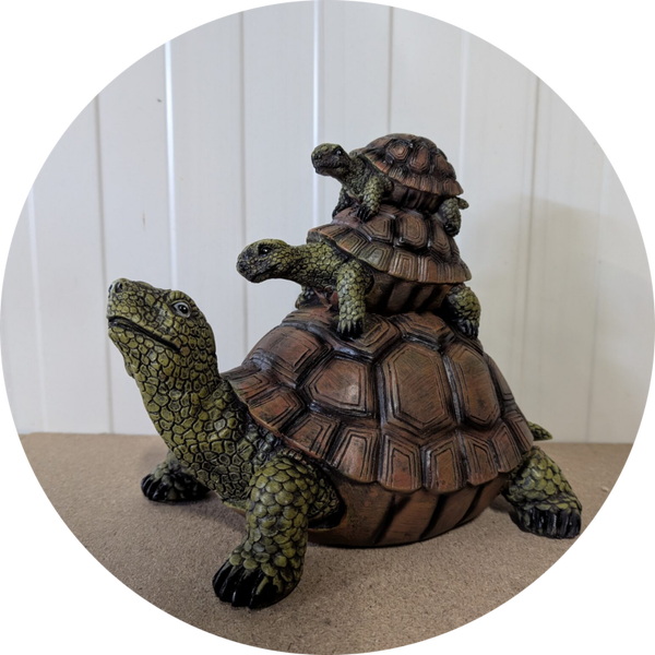 Schildpad Met Baby 3 delig 30 cm verp 4