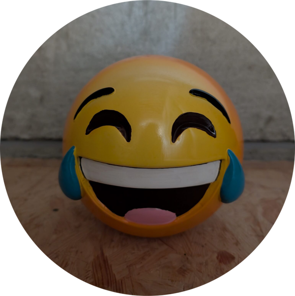 Emoji lachend  15 cm