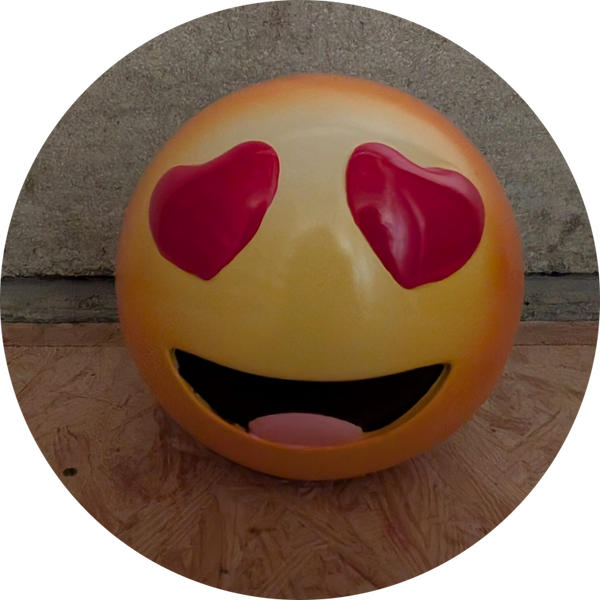 Emoji verliefd  15 cm