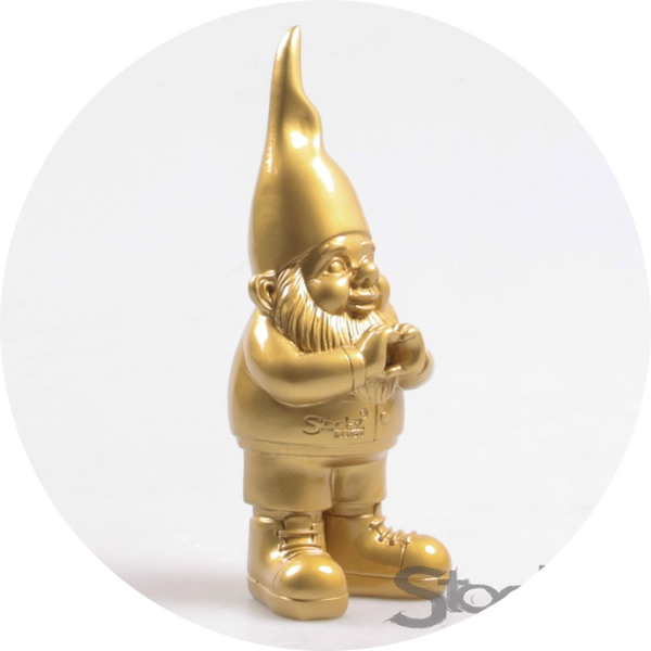 Design – Kabouter Hart 8x10x20 cm goud  Verp 24
