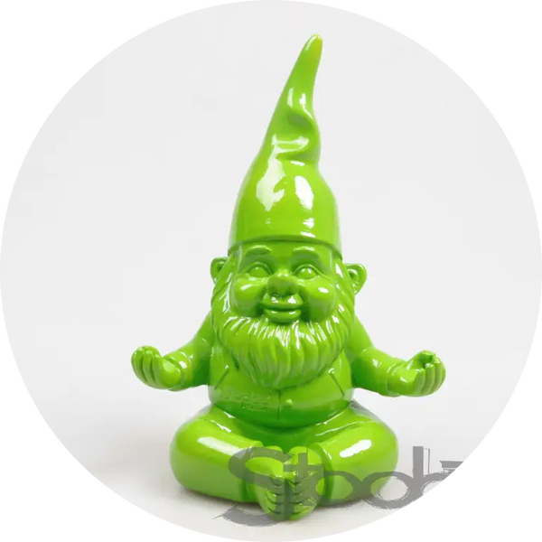 KABOUTER YOGA 11X14X20 CM groen Verp 24
