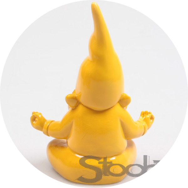 KABOUTER YOGA 11X14X20 CM geel Verp 24