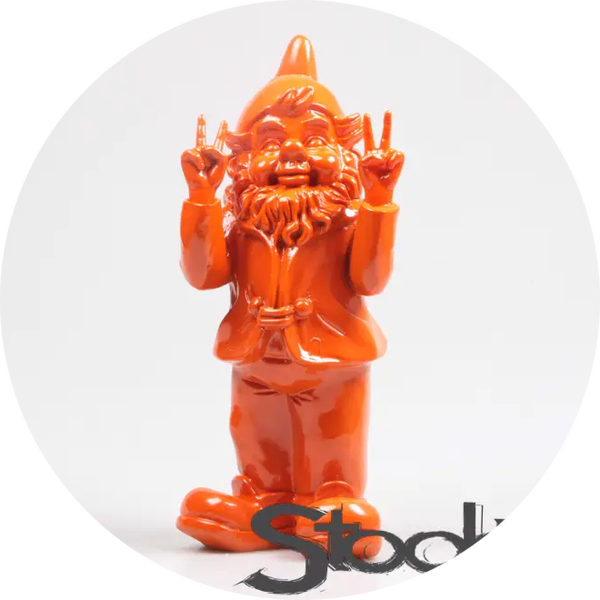 KABOUTER PEACE orange  13X11X31 CM verp 16