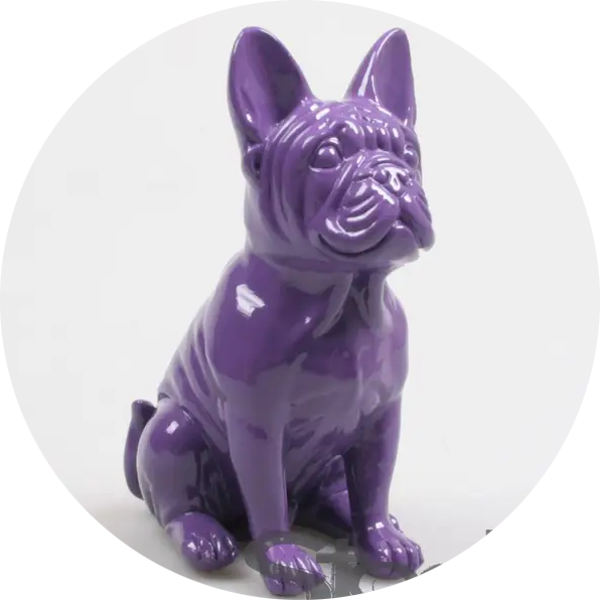 HOND FRANSE BULLDOG  20 CM verp 12