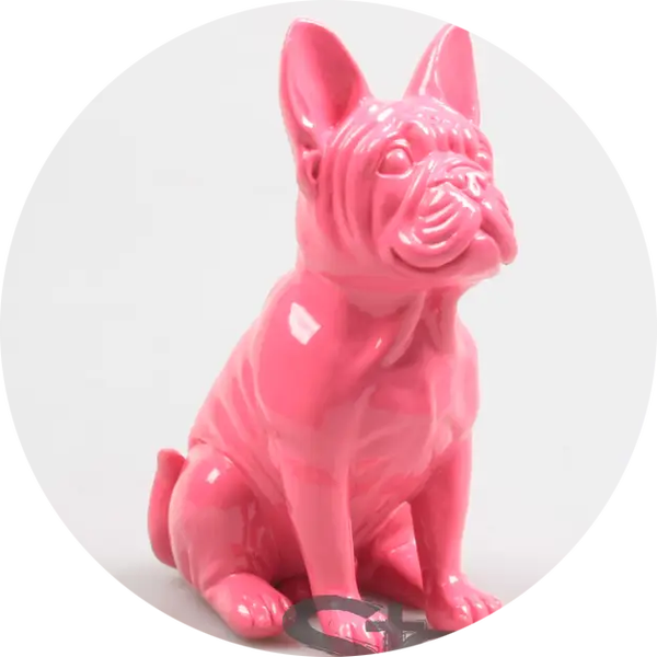 HOND FRANSE BULLDOG  20 CM verp 12