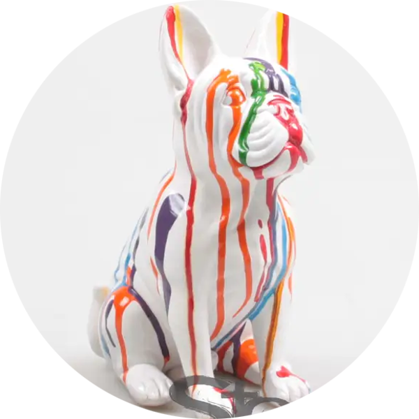 HOND FRANSE BULLDOG  20 CM verp 12