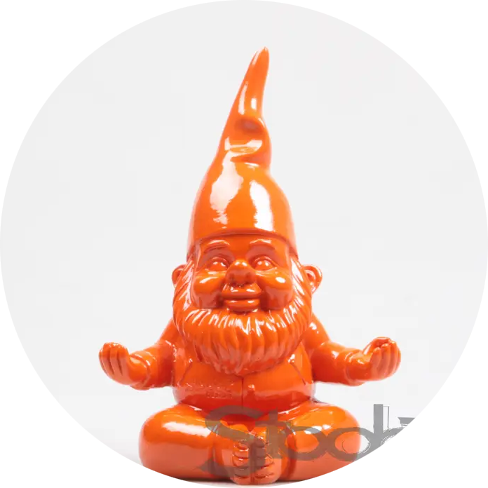 KABOUTER YOGA 11X14X20 CM orange Verp 24