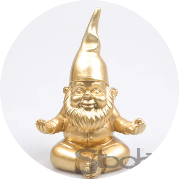 KABOUTER YOGA 11X14X20 CM goud Verp 24