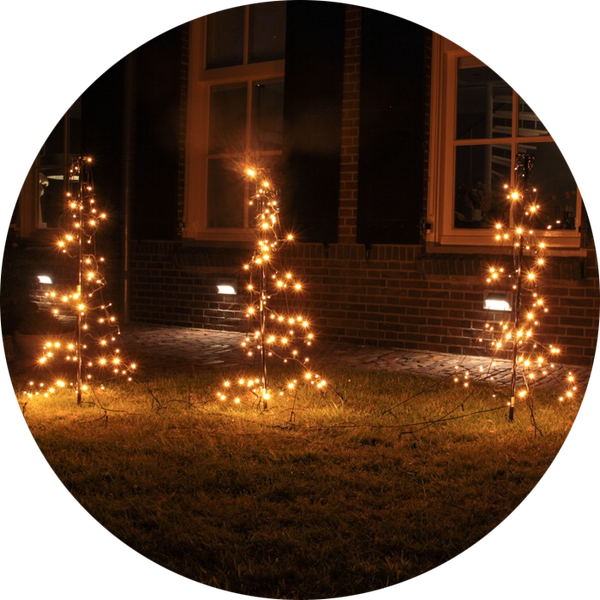 1M KERSTBOOM PADVERLICHTING 3X 80 LED S/3  Verp 12