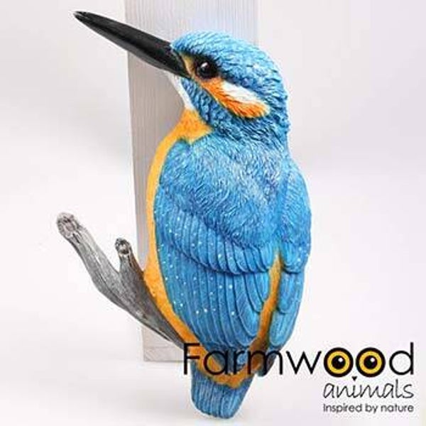 VOGEL IJSVOGEL WAND 19X29X5 CM  verp 12