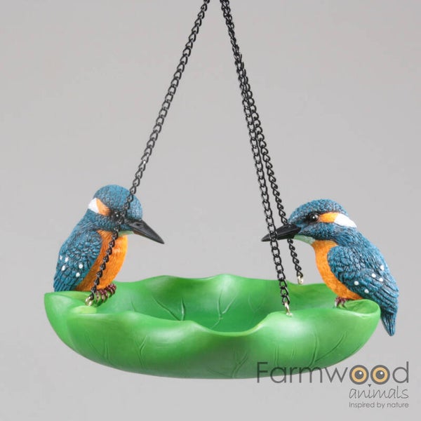 VOGEL IJSVOGEL VOGELBAD HANGEND 17X16X8.5 CM Verp 12