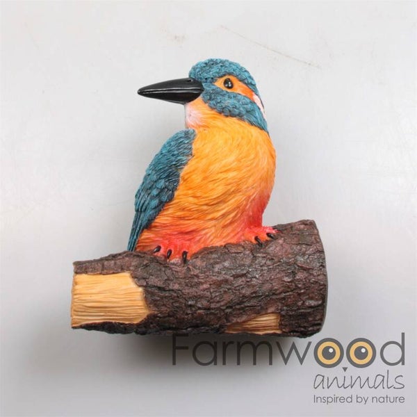 VOGEL IJSVOGEL WANDHANGER 13.5X7.5X16 CM Verp 24
