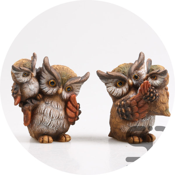 UIL MET KUIKEN 2ASS 14X10X16 CM verp 36