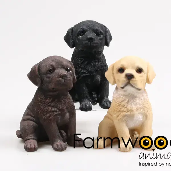 PUPPIE LABRADOR 3 ASS 13X10X15 CM  Verp 12