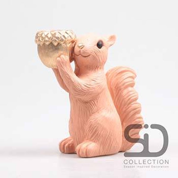 EEKHOORN MET WAXINEHOUDER 18×10.5×20.5 CM BEIGEROOD Verp24