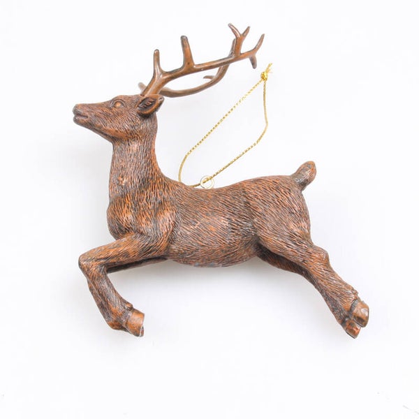 HERT HANGEND 11X6X11 CM BRONZE-ANTIEK Verp 72