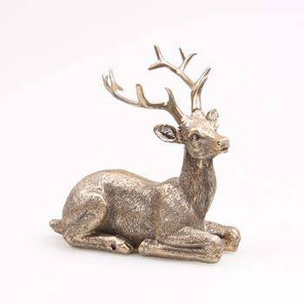 HERT LIGGEND GOUD HANG 11X8X11 CM Verp 48