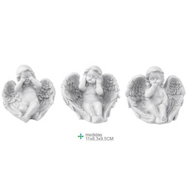 Engel 3 ass 11x8,3x9,5cm  verp 12