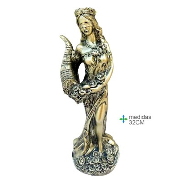 Dame Fortuna Resina 32cm verp 6