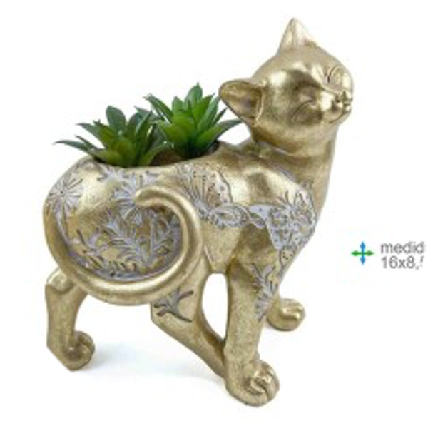 Kat planter 16x8,5x18cm verp 12